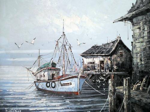 Florence - Fishing boat at the docks - Stunning!!